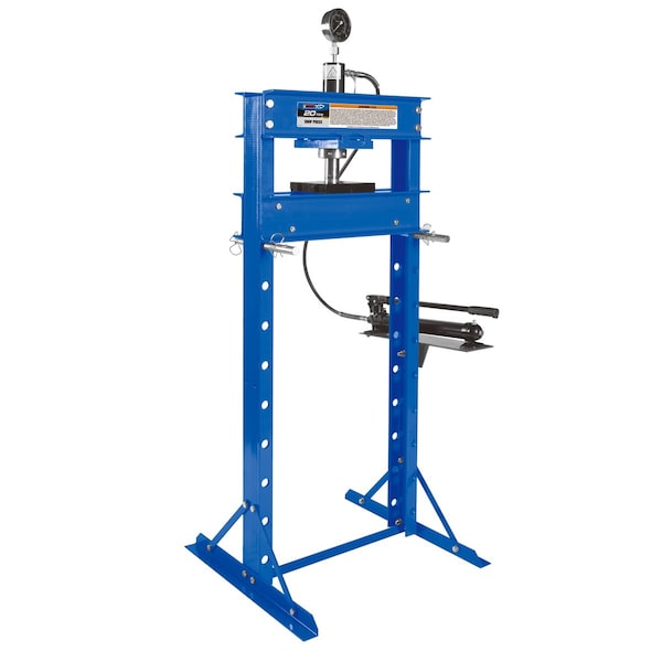K-Tool International 20 Ton Manual Hydraulic Shop Press - KTIXD63619