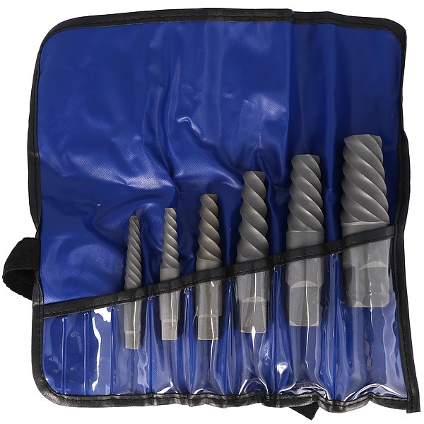 Chicago-Latrobe Screw Extractor 6pc Set 800 Chicago-Latrobe #5, #5-1/4, #6, #6-3/8, #7, #7-1/2, #8, & #9 - 65042