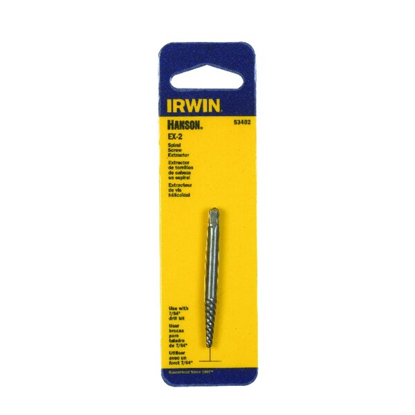 Irwin Irwin Hanson 7/64 in. X 7/64 in. D Carbon Steel Spiral Screw Extractor 5.4 in. 1 pc - 53402
