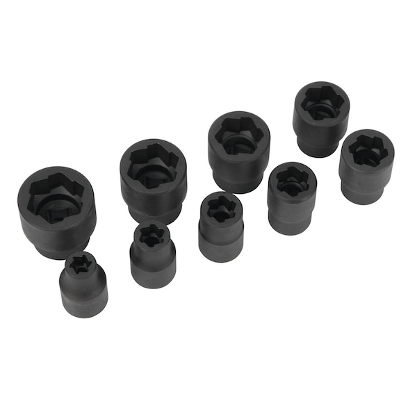 Perform Tool Bolt Extractor Use To Remove Old/ Stripped/ Rusted/ Painted Nuts And Bolts; 3/8 In Drive; Chrome - W38916