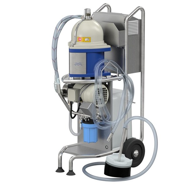 Alfa Laval Cleaning system for removal of tramp oil and particulate from metalworking and wash fluids, 2.2 GPM - ALFIE 500 WITH BELLOWS SUCTION DEVICE