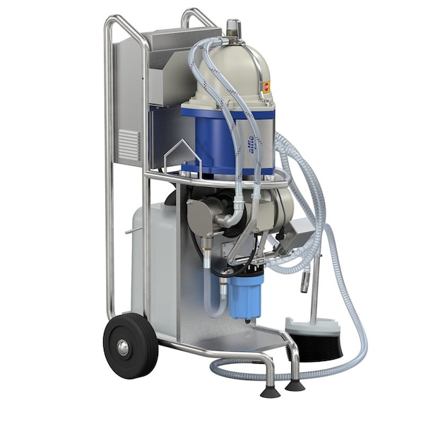 Alfa Laval Cleaning system for removal of tramp oil and particulate from metalworking and wash fluids, 2.2 GPM - ALFIE 500 WITH BELLOWS SUCTION DEVICE