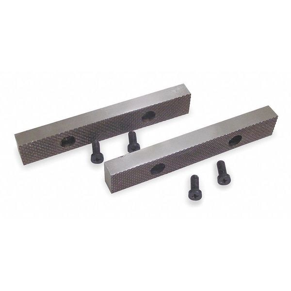 Wilton Jaw Inserts, 6 1/2 x 3/8 x 1, PK2 - 2908080