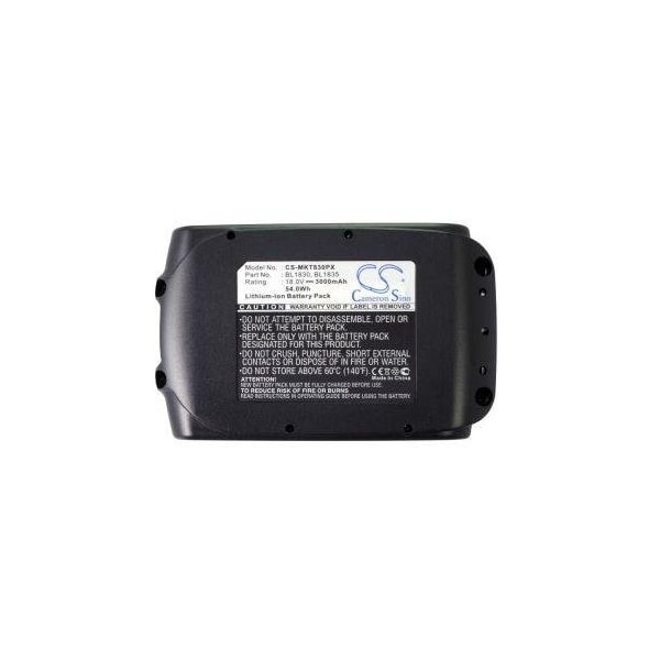 Bsc Preferred Makita BCL180F BCL180W BCL180Z BCL180ZW BCL182Z BCS550F 3000mAh Power Tool Repl. Battery - CS-MKT830PX