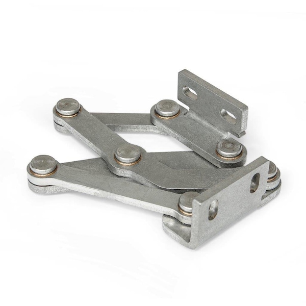 J.W. Winco Gn7233-Ni-60-L-Mt Multiple-Joint Hinge - 7233-NI-60-L-MT