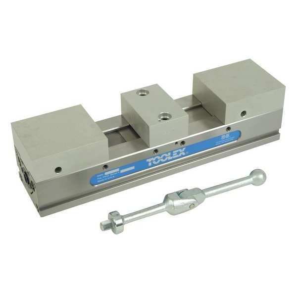 Toolex Vise, Double Station with Soft Jaw, 4 in H - RWS4002SJ