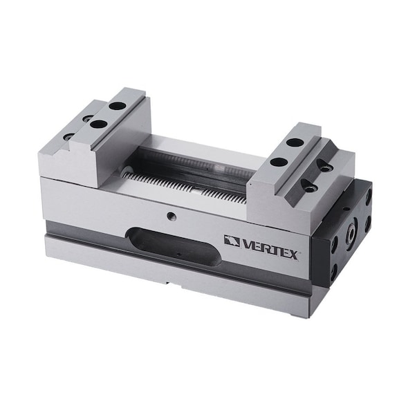 H & H Industrial Products Vertex 4" Self-Centering CNC Vise - 3900-2216