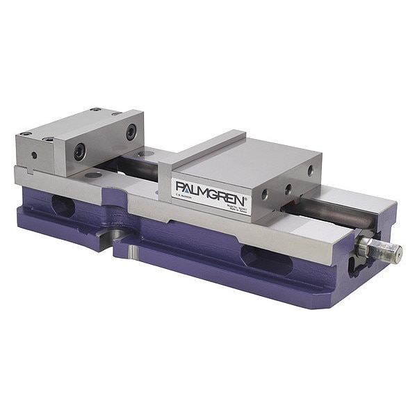 Palmgren Machine Vise, 18-1/4" L, 4-19/32" H - 9625937