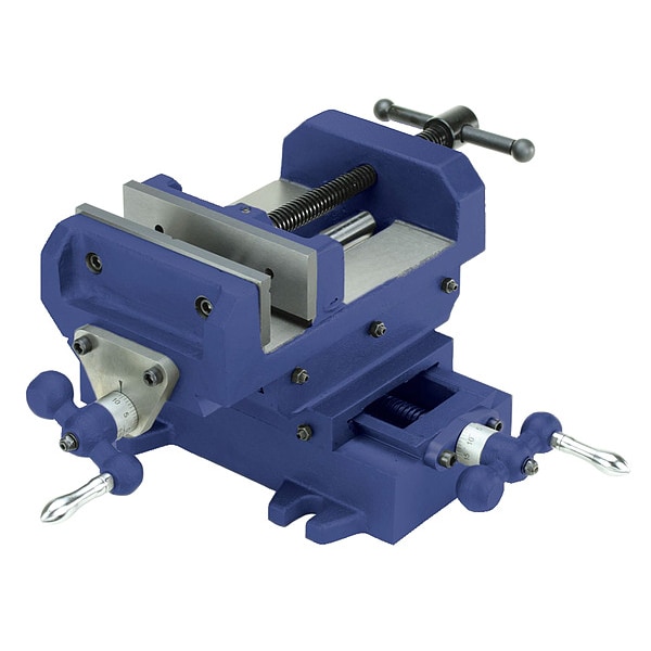Palmgren Cross Slide Vise, Overall 17-1/2" L - 467M12