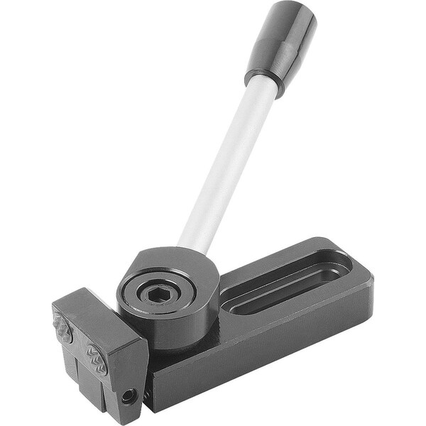 Kipp Side Clamp Right A=78 25X24, Form:B Steel - K0034.006010