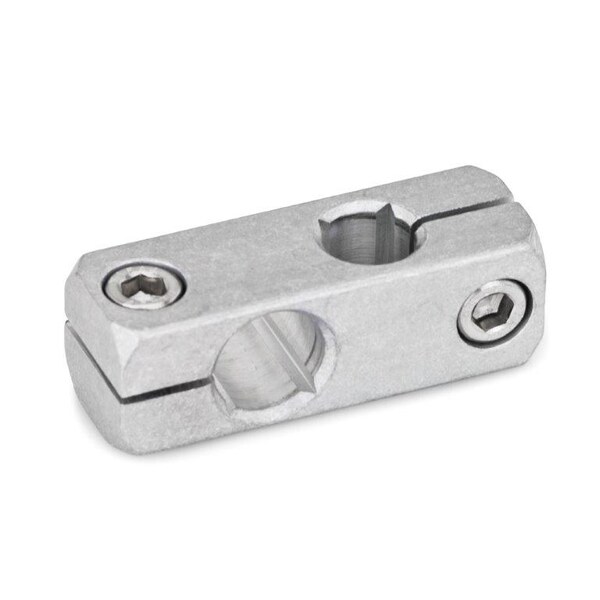 J.W. Winco GN474-37-B8-B8-MT 2-Way Connector Clamp - 474B8B8MT