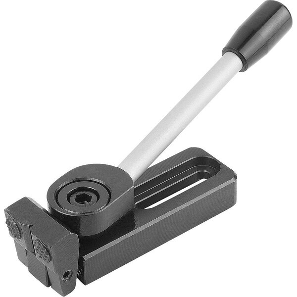 Kipp Side Clamp Left A=78 25X24, Form:C Steel - K0034.006035
