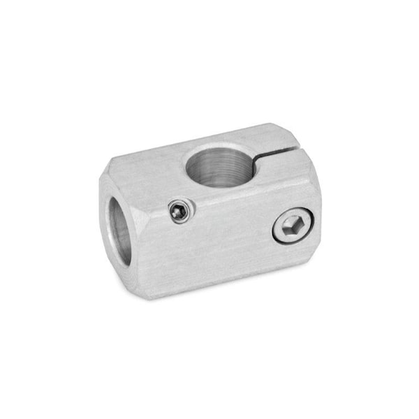 J.W. Winco GN476-B10-B10-A-MT 2-Way T-Connector Clamp - 476B10B10AMT