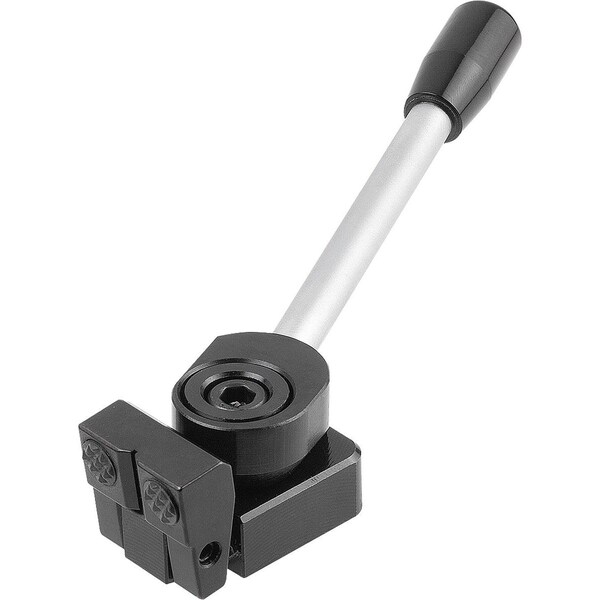 Kipp Side Clamp Right A=58, 5 40X39, Form:C Steel - K0035.010015