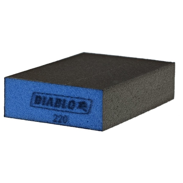 Esponja de lijado de borde plano Ultra Endura-Bond de 220 Grit de Freud America - 1018205