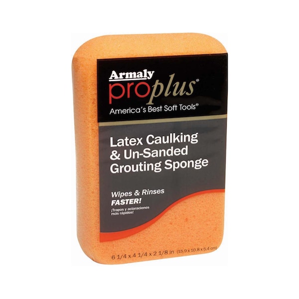 Proplus 6-1/4" x 4-1/4" x 2-1/8" ProPlus Esponja para sellado de juntas de látex/lechada sin arena - 602-6