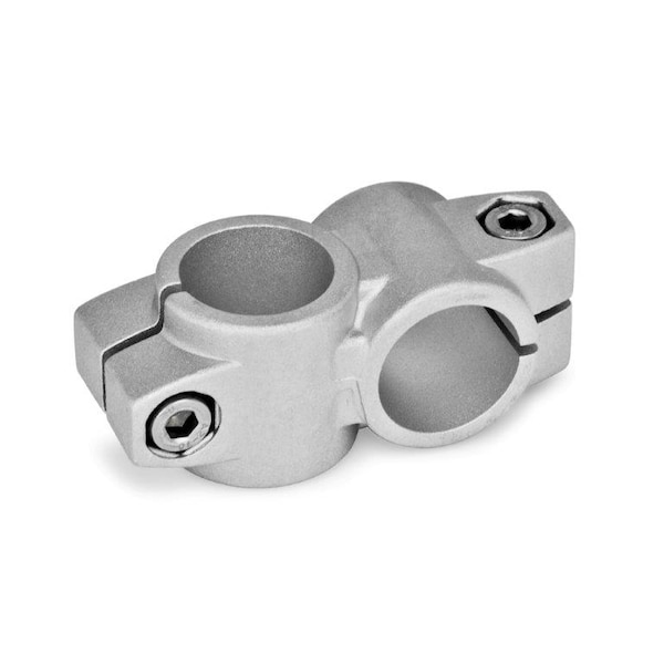 J.W. Winco GN132-B11/4-B11/4-56-2-BL 2-Way Connector Clamp - 132-B11/4-B11/4-56-2-BL