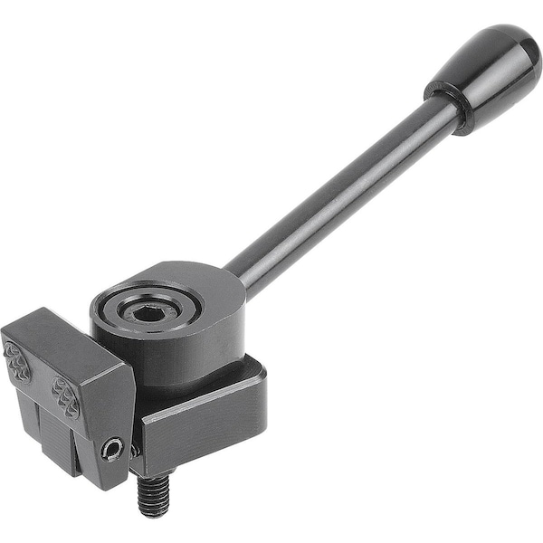 Kipp Side Clamp Right A=38, 5 25X24, Form:B Steel - K0035.006010