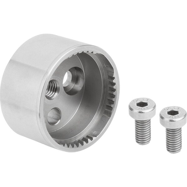 Kipp Engagement Element W Internal Toothing, Form:A, D4=23, N=38, H=13, 5, Ss Bright, Comp:Ss - K1446.112338