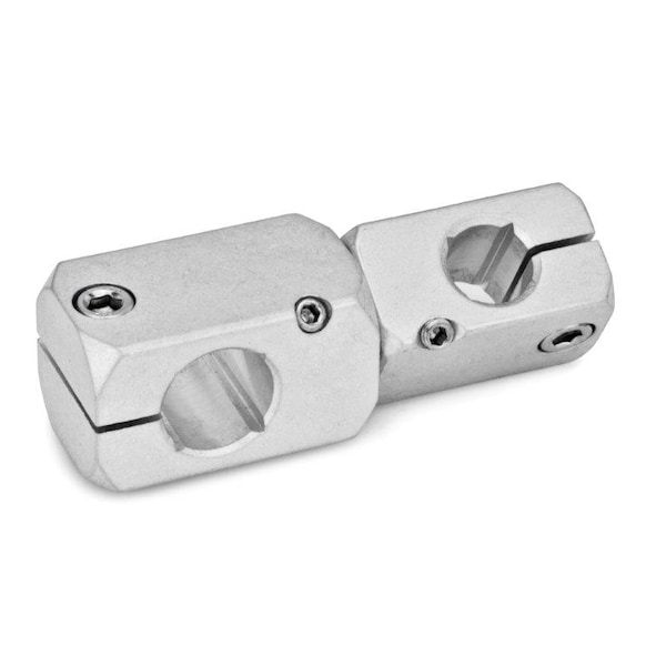 J.W. Winco GN475-B12-B12-MT Adjustable 2-Way Connector - 475B12B12MT