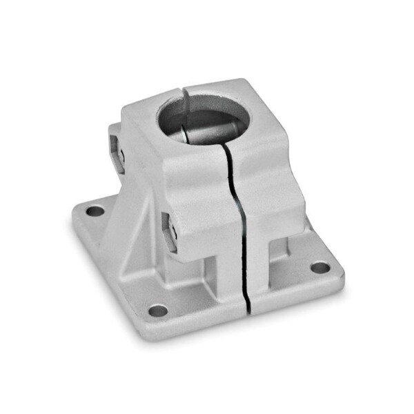 J.W. Winco GN165-V50-2-BL Base Plate Connector Clamp - 165-V50-2-BL