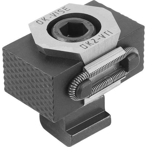 Kipp Wedge Clamp W Machining Allowance, B=56 For T-Slot G=18, Tool Steel Hardened - K0041.1618