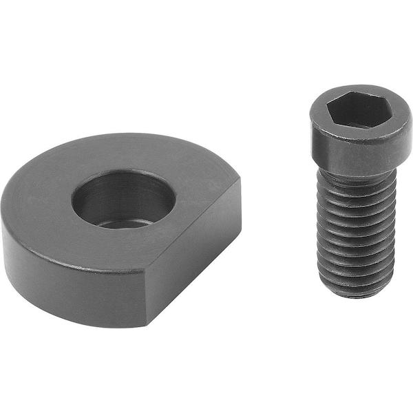 Kipp Machinable Fixture Clamp, M12, Steel - K0022.12
