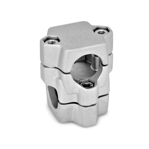 J.W. Winco GN134-B40-B40-76-2-BL 2-Way Connector Clamp - 134-B40-B40-76-2-BL