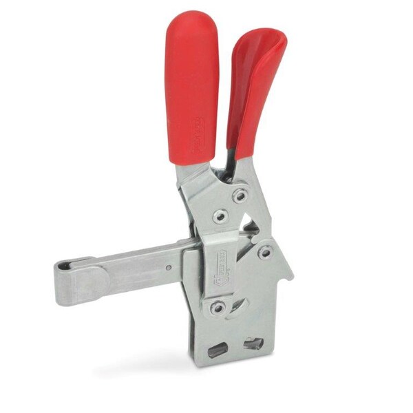 J.W. Winco GN810.4-130-FL-NI Vertical Toggle Clamp - 810.4-130-FL-NI