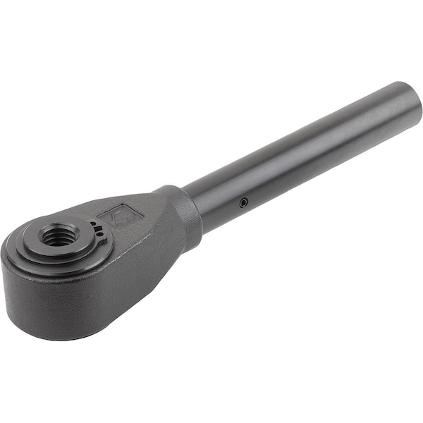 Kipp Clamp Size:3 M18, A=230, Form:0°, Carbon Steel Black Oxidized, Comp:Free-Cutting Steel - K0128.318