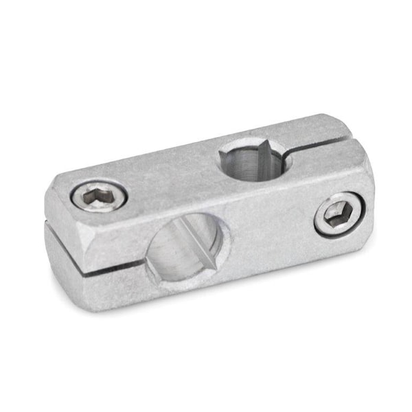 J.W. Winco GN474-B12-B12-MT 2-Way Connector Clamp - 474B12B12MT