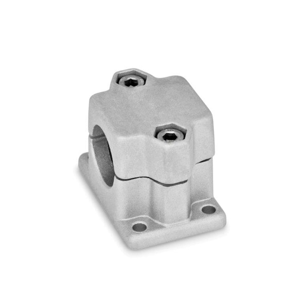 J.W. Winco GN147-B25-2-BL Flanged Connector Clamp - 147-B25-2-BL