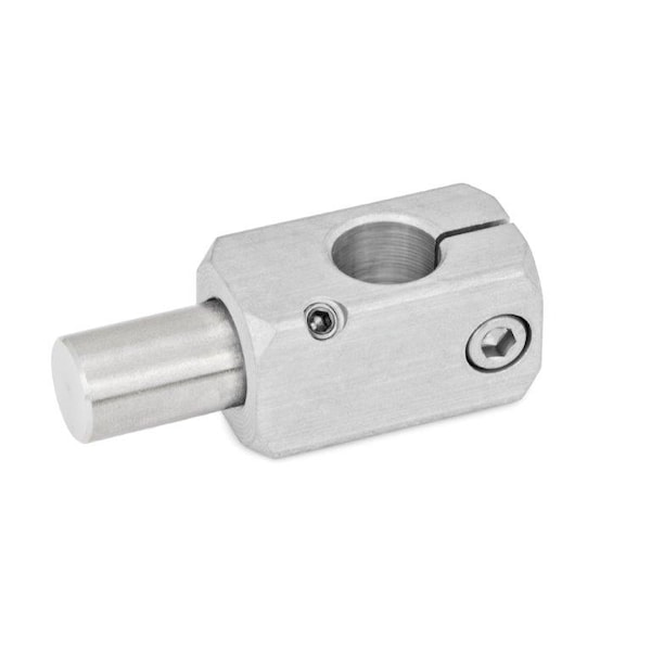 J.W. Winco GN476-B20-20-W-MT 2-Way T-Connector Clamp - 476-B20-20-W-MT
