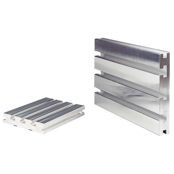 Mitee-Bite Products Sub Plates, Alumn, 1-31/64H.x9W.x24D. in. - 22924