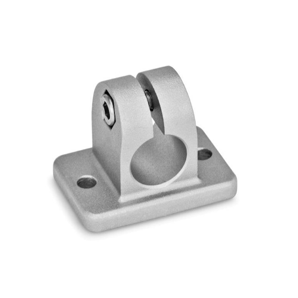 J.W. Winco GN145-B1/2-2-BL Flanged Connector Clamp - 145-B1/2-2-BL