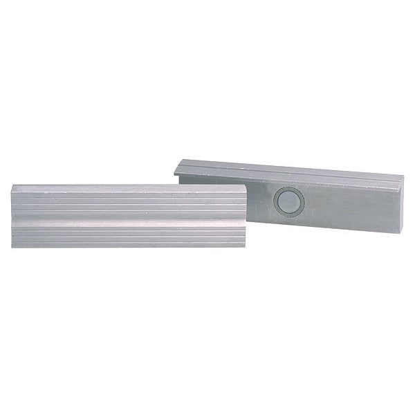 Westward Magnetic Jaw Cap, Aluminum, 4 In, PK2 - 10D764