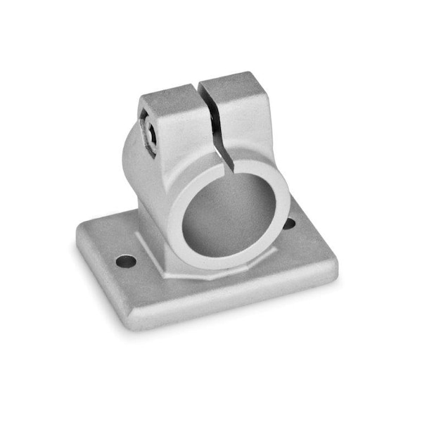 J.W. Winco GN146.3-B25-40-2-BL Flanged Connector Clamp - 146.3-B25-40-2-BL