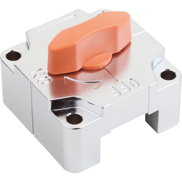 Kipp Sliding Clamp Square 40X40 Zinc, Orange, Comp:Thermoplastic - K1072.16162