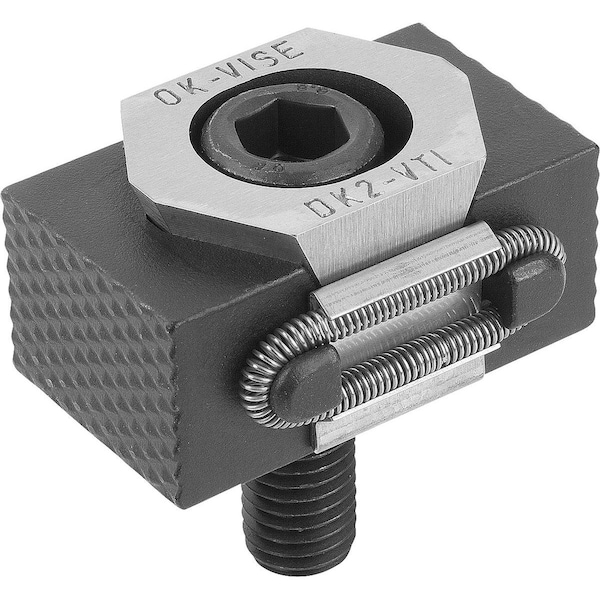 Kipp Wedge Clamp W Machining Allowance, B=56 For Tapped Hole G=M16, Tool Steel Hardened - K0041.16