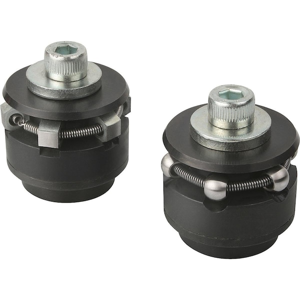 Kipp Centring Clamp Form:A W. Ball, D=54, 5, D1=M10, D4=10, 5, Steel Hardened And Black Oxid Fi, Comp:Steel - K0358.105510