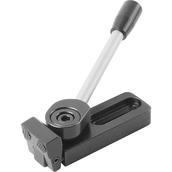 Kipp Side Clamp Left A=78 25X24, Form:B Steel - K0034.006030