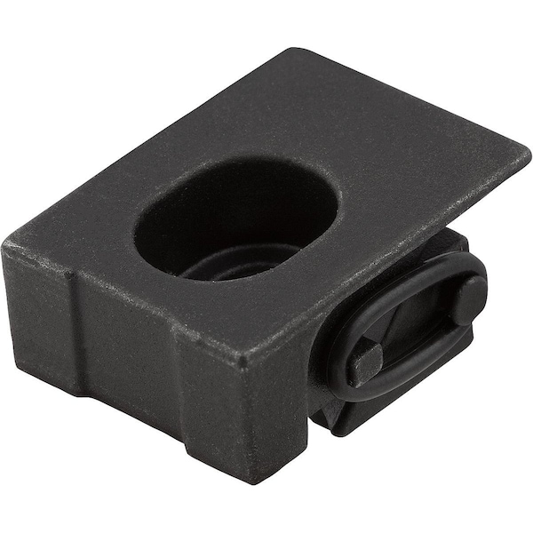 Kipp Flat Clamp Fixed 19X9, D1=5, L1=11, Form:B Wide, Steel - K1168.205
