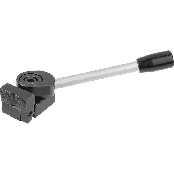 Kipp Side Clamp Left A=58, 5 40X39, Form:C Steel - K0035.010035