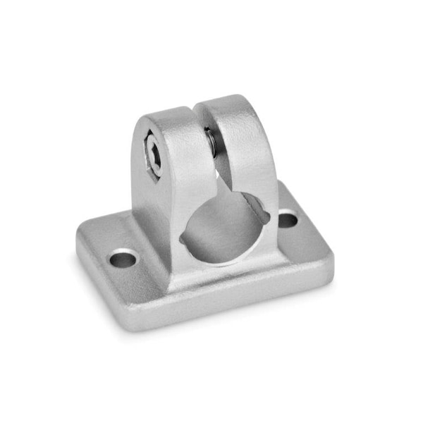 J.W. Winco GN145-B12-2-NI Flanged Connector Clamp - 145-B12-2-NI