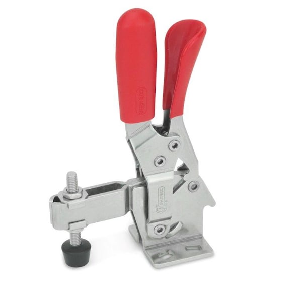 J.W. Winco GN810.3-130-CL-NI Vertical Toggle Clamp - 810.3-130-CL-NI