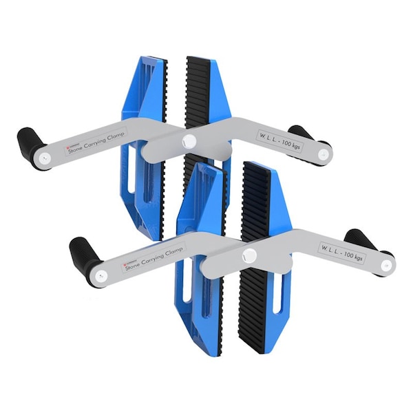 Aardwolf Stone Carrying Clamp- White Rubber - SCC03-W