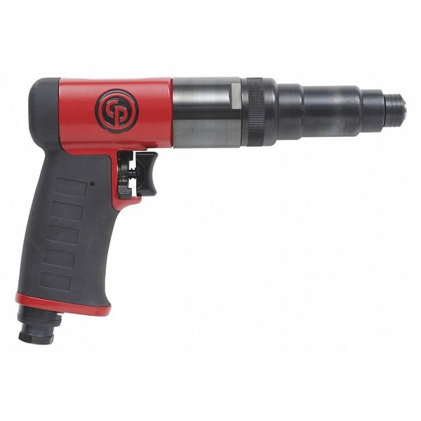 Chicago Pneumatic 1/4 Inch Hex Shank Air Screwdriver, Non-Shut-off-clutch, Max Torque 7 ft. lbf / 9.5 Nm - 800 RPM - CP2817