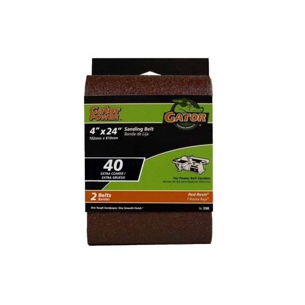 Gator Finishing 2PK 4x24 40G SandBelt - 3188