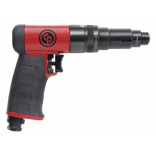 Chicago Pneumatic 1/4 Inch Hex Shank Air Screwdriver, Non-Shut-off-clutch, Max Torque 3.4 ft. lbf / 4.6 Nm - 1900 RPM - CP2816