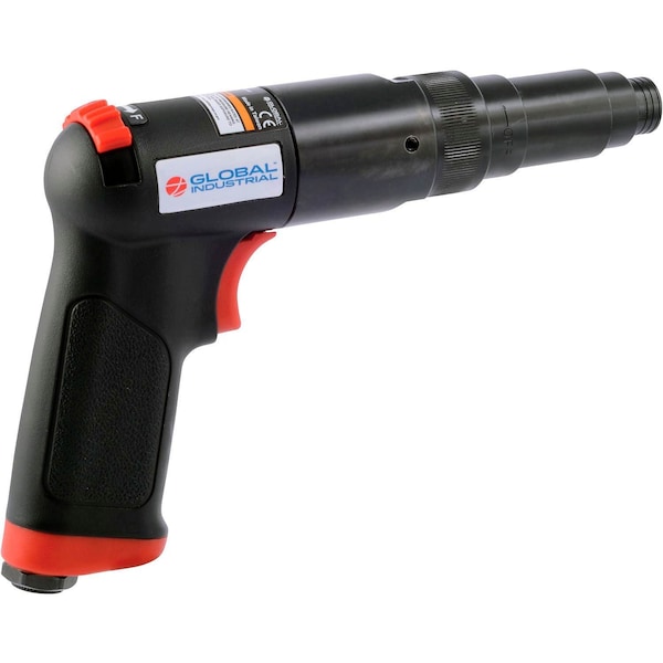 Global Industrial Air Impact Screwdriver, 1/4 Drive Size, Clutch Drive, 800 RPM - 133712